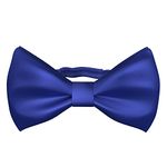 Fly & Dapper Handmade Formal Pre-Tied Tuxedo Bow Tie for Men - Adjustable Bowtie, Royal Blue, One Size