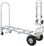 GarveeTech Aluminum Hand Truck 2 in 1 Convertible - Premium Materials, Exceptional Load Capacity, Convenient Portability, Versatile Design