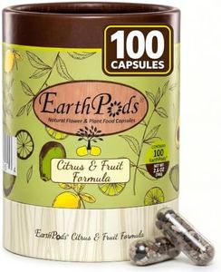 100 EarthPods - Premium Bio Organic Citrus Fertilizer Spikes - Special Plant Food Formulated for Citrus Fruit Trees - Made in USA