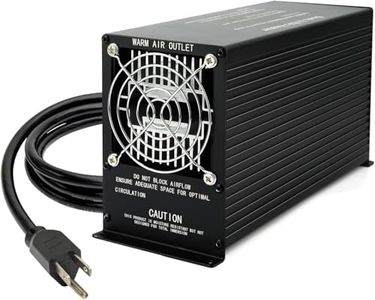 Boat Engine Compartment Heater 800W with Self-Regulating PTC Element & Automatic Thermostat | Bilge Heater for Boats Up to 35' for Winter Storage, Winter Freeze Protection for RVs, Greenhouses