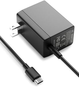 Charger for Nintendo Switch,15V/2.6A 39W USB C Adapter Compatible with Nintendo Switch/Switch Lite/Switch OLED/Switch Dock,Support TV Mode, Fast Travel Charger with 5.5FT Cable for Steam Deck