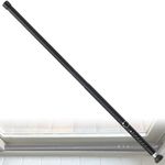 Sliding Door Security Bar 16.5" to 51" Sliding Door Lock Heavy Duty Sliding Glass Patio Door Security Bar Window Security Bar Inside Childproof Adjustable Interior Extra Long Black