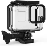 F1TP Waterproof Case Accessories for Go Pro Hero 8 Black Action Camera, 60M Waterproof Underwater Protective Shell，Accessories with Bracket, with Quick Release Mount and Thumbscrew