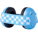 MORJCG Baby Ear Defenders, Baby Noise Cancelling Ear Protector Baby Sleep Earmuff, Improve Sleep Soft Cushion Ear Protectors for Toddlers & Children(Blue), Blue, m, Blue, Medium