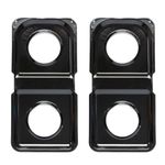 Range Kleen 1-Piece Drip Pan, Style K fits rectangle burner Gas Ranges Amana, GE, Hotpoint, Kenmore, Magic Chef, Maytag, Black Porcelain