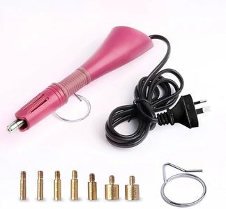 Applicator Wand Heat Gun for Hot Fix Rhinestone Crystal Tool (Pink)