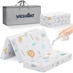 Trifold Pack and Play Mattress 38"x26"x1.5" Pack N Play Mattresses for Baby Toddler, Portable Mini Crib Mattress for Playpen and Playard with Soft Breathable Waterproof Cover
