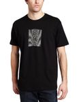 Impact Men's Joy Division Unknown Pleasures with Back Print T-Shirt - Black - Medium