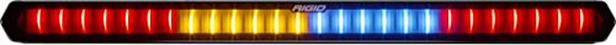 Rigid Industries - 901801 Chase Rear Facing, 27 Mode, 5 Color LED Light Bar 28-inch, Tube Mount (28 inches)