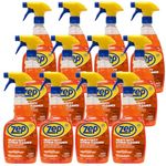 Zep Heavy-Duty Citrus Degreaser Cleaner Concentrate - 32 Ounce (Cas of 12) ZUCIT32CA - Restaurant Grade Degreaser and Cleaner Removes Oil, Grease, Adhesive, and Kitchen Soil on Stovetops, Appliances,