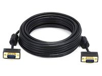 Monoprice 25ft Ultra Slim SVGA Super VGA 30/32AWG M/M Monitor Cable w/ferrites (Gold Plated Connector)