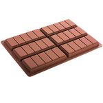 Silicone Moulds Chocolate Bar Sweet Moulds Candy Moulds Jelly Moulds Rectangle Baking Silicon Bakeware Mold Shape Soap Wax Melts Flexible Baking Mould (6 Cell 5 Section)