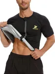 NINGMI Men Sauna Suit Hot Sweat Shi