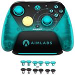 GameSir G7 Pro 8K PC Wireless Controller for Windows with TMR Joysticks, Dual-Mode Trigger Stops, Four Remappable Macro Buttons, 3.5mm Audio Support - Aimlabs Edition