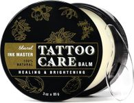 Ebanel Tattoo Aftercare Balm, All Natural Preservative-Free Healing Cream, Tattoo Cream Aftercare Color Enhancement Butter with Herbal Essences and Essential Oils for New and Old Tattoos, 3Oz