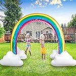 Inflatable Rainbow Cloud Sprinkler 