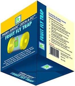 catch -a-Fly Fruit Fly Trap with Frulure - for Fruit Crops and Vegetables (Yellow) - Pack of 4 No's 4.00