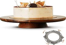 TIDITA 13" Acacia Wood Cake Stand R