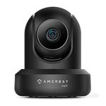 Amcrest 4MP ProHD Indoor WiFi , Security IP Camera with Pan/Tilt, Two-Way Audio, Night Vision, Remote Viewing, 4-Megapixel @30FPS, Wide 90° FOV, IP4M-1041B (Black)