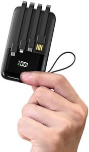 Power Bank, 22,5 W 15000 mAh Mini Powerbank, Carga Rápida PD QC3.0 USB C Cargador Portátil Batería (6 Output & 3 Input), Cargador Portátil Puerto para iPhone, Samsung, Huawei, iPad Pro, etc
