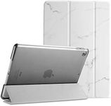 ProCase iPad 10.2 Case 9th Gen 2021/ iPad 8th Gen 2020/ 7th Gen 2019, Slim Stand Hard Back Shell Protective Smart Cover Case for 10.2 Inch iPad 9/8/7 -Whitemarble