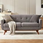 Kingfun 65.3" W Loveseat Sofa, Mid 