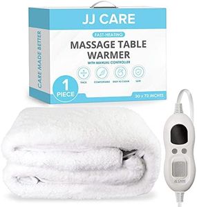 JJ CARE Massage Table Warmer 30"x73", Manual 3 Heat Control Massage Bed Warmer Fleece Pad w/Detachable 13 FT Cord, Table Warmer Massage Therapy w/Overheat Protection, Massage Table Heating Pad