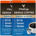 Decaf Genius Keto Coffee Pods with 