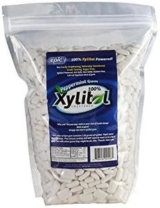 Epic Xylitol Chewing Gum - Sugar Free & Aspartame Free Chewing Gum Sweetened w/Xylitol for Dry Mouth & Gum Health (Peppermint, 1000-Piece Bag, 1 Bag)