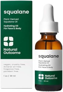 natural outcome Pure Squalane Oil l 100% Plant Derived Squalane Oil for Face, Body, Hair & Lips I Weightless Moisturizing Oil Firms Skin, Reduces Fine Lines & Enhances Skin Elasticity I 1 oz