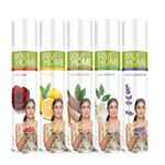 POUR HOME Monsoon, Sandal,Rose, Fusion,Flora Spray Room Freshener Spray - 220ML Each (Combo of 5) | Reduces Odours - Suitable for Home & Office