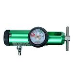 Ao Hang Mini Oxygen Regulator, 0-15 Liters per min, Brass Sleeve, 870 CGA Connection, Brass Sleeve