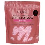 Mylee Advanced Stripless Wax 500g [Wild Rose] Professional Hard Wax Beads, Painless Hair Removal, No Strips Needed, Peelable Hot Wax for Hair Removal, Full Body, Face, Bikini, Brazilian, Hollywood