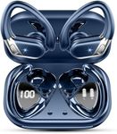 Wireless Earbuds, 2024 Bluetooth 5.4 Headphones Sports, 50H Stereo Wireless Earphones with Mic CVC 8.0 Noise Reduction, 1.5 H Fast Charge, IP7 Waterproof Wireless Headphones for Running, Dark Blue