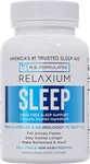 Relaxium Sleep Aid for Adults, Melatonin 5mg with Magnesium Glycinate, Sleep-Promoting Valerest & Ashwagandha, Non-Habit Forming Sleep Supplement, 60 Capsules, 30-Day Supply