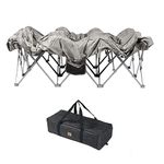 Naturehike Folding Outdoor Camping Cot Frame,Bed Frame, 2-Person Comfortable Oversize Bed,Double Persons Cot for Adult, Family with Carry Bag and Storage Bag, 498LBS