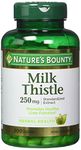 Natures Bounty Value Size Milk Thistle 250mg, 200 Gelatin Capsules (Pack of 2)