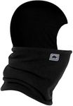 Turtle Fur Youth Shellaclava Chelonia 150 Fleece Neck Warmer Helmet Liner Winter Balaclava Hood, Ages 7-12, Black