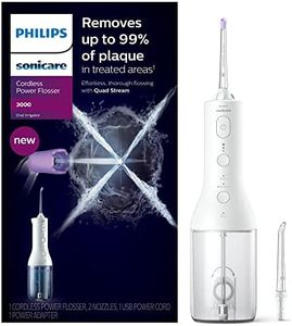 Philips Sonicare Power Flosser 3000 Cordless, Oral Irrigator, White HX3806/21