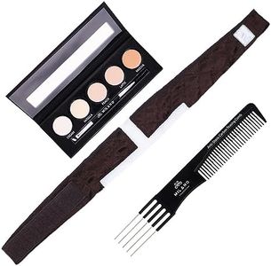 MILANO COLLECTION Scalp Illusion Kit- Lace WiGrip, Wig Knot Concealer Palette Plus Free Angled Brush and Teasing Comb