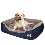 PUPPBUDD Dog Beds for Medium Dogs, Rectangle Washable Dog Bed Comfortable and Breathable Pet Sofa Warming Orthopedic Dog Bed for Medium Dogs