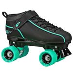 Pacer GTX 500 Performance Speed Roller Skates Black/Teal Size M9/W10