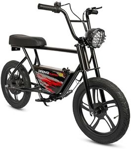 Droyd Blipper Electric Bike for Kids 13+, 250W Electric Mini Bike, 24V Lithium-Ion Battery w/Max Speed 12.5 Mph, Up to 12.5 Miles Range, Rear Drum Brake, 16" Tires and LED Headlight