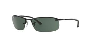 Ray-Ban Men's Top Bar Sunglasses, Black (006/71 Matte Black), One Size UK