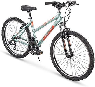 Huffy Hardtail Mountain Trail Bike 24 inch, 26 inch, 27.5 inch, 26 inch wheels/15 inch frame, Gloss Metallic Mint