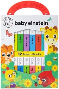 Baby Einstein - My First Library Board Book Block 12-Book Set - First Words, Alphabet, Numbers, and More! - PI Kids