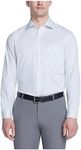 Van Heusen Men's Dress Shirt Regular Fit Ultra Wrinkle Free Flex Collar Stretch, Water