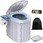 Portable Toilet, Upgraded 12-inch T