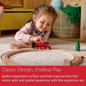BRIO World Expansion Pack – Wooden Train Track Accessory Set