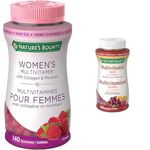 Nature's Bounty Women's Multivitamin Gummies + Nature's Bounty Adult Multivitamin Gummies (150 Count)